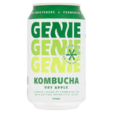 Genie Dry Apple Kombucha 330ml, UK version