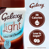 Galaxy Light hot chocolate powder 210g jar, UK version