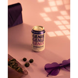Genie Blueberry & Raspberry Kombucha 330ml, UK version