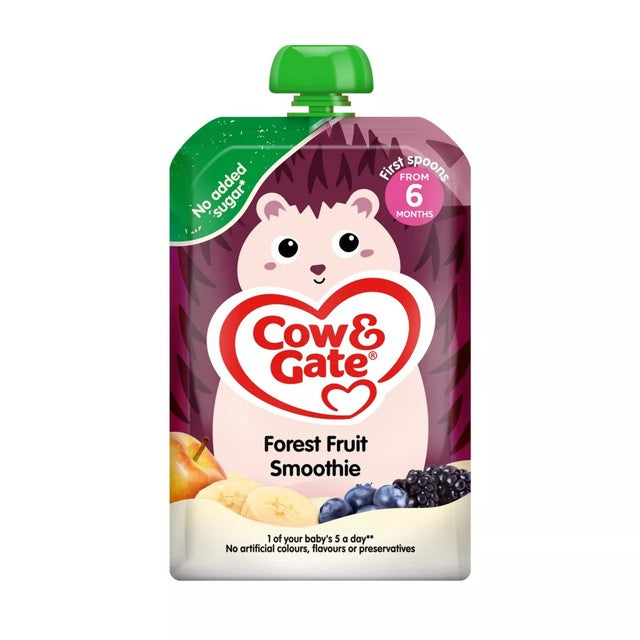 Cow & Gate forest fruit smoothie baby pouch 100g - British product