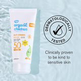 Green People Kids' Sun Cream SPF50 Lavender 100ml, imported from the UK