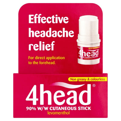 M&S 4head Stick Headache Relief Stick 3.6g- Buy online at McGrocer