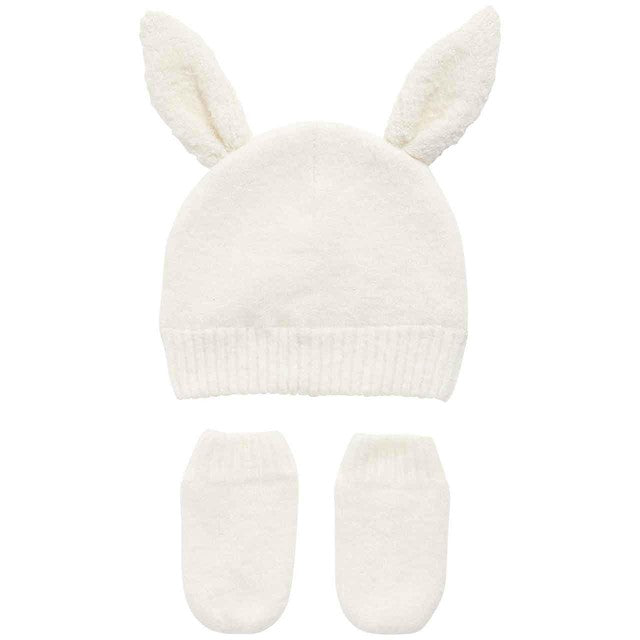 M&S baby hat and mittens, Ecru, 3-6 months, imported from the UK