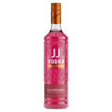 JJ Whitley raspberry vodka 1L, UK version