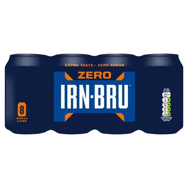 Irn-Bru Xtra Cola sin azúcar 8 x 330 ml, versión para Reino Unido