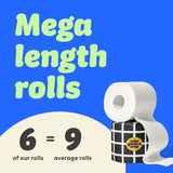 Who Gives A Crap extra soft toilet rolls 6 pack (British brand)