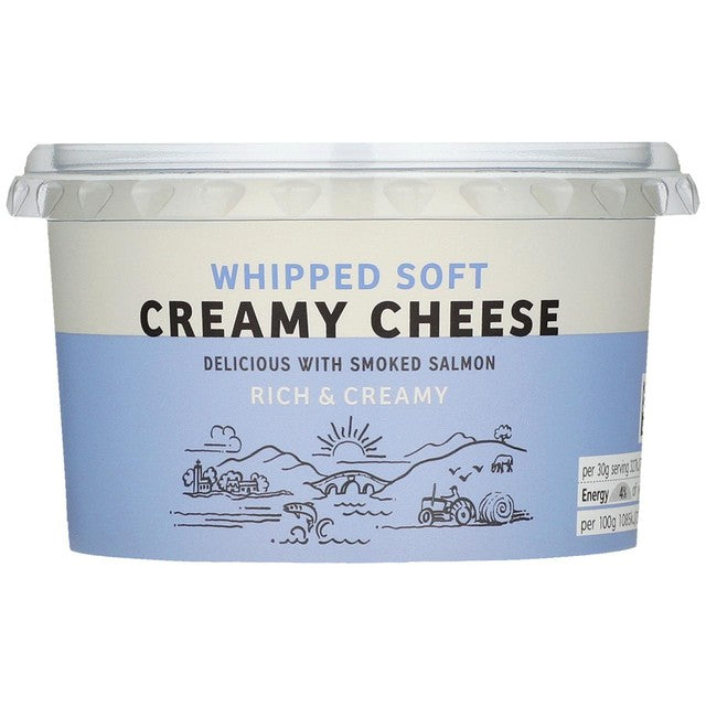 M&S whipped soft creamy cheese 150g, imported from the UK