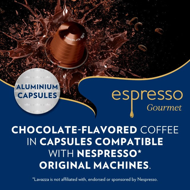 Lavazza chocolate gourmet coffee capsules 10 pack, UK version