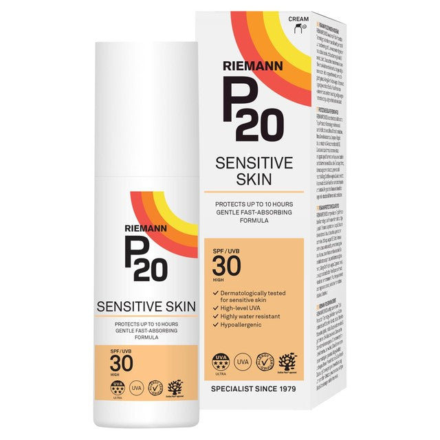 Riemann P20 Sensitive SPF 30 sun cream 100ml, imported from the UK
