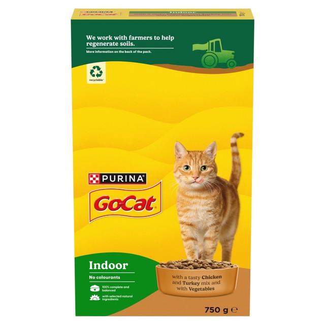 Go-Cat Indoor Chicken Dry Cat Food 750g, UK version
