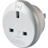 Go Travel UK-USA travel adapter, UK version