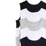 M&S black children's cotton vests 3-4 years, imported from the UK
