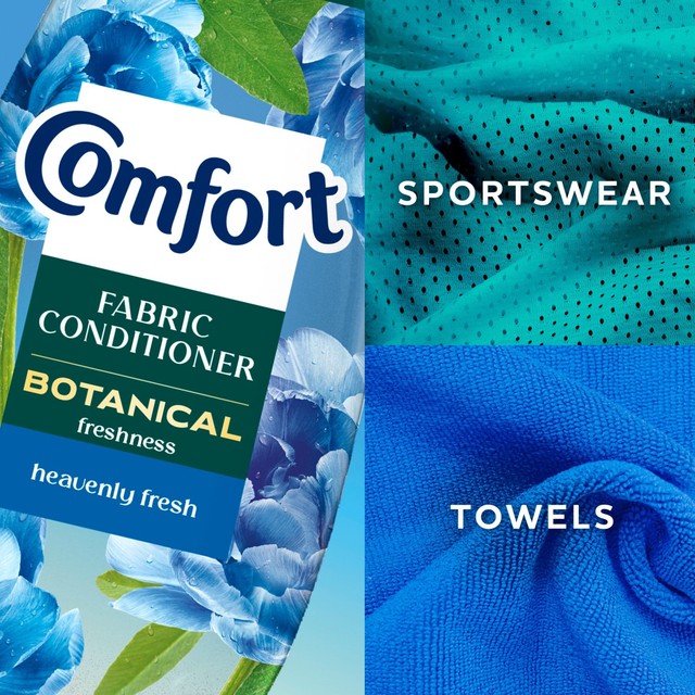 Comfort Botanical fabric conditioner Heavenly Fresh 86 washes - British product
