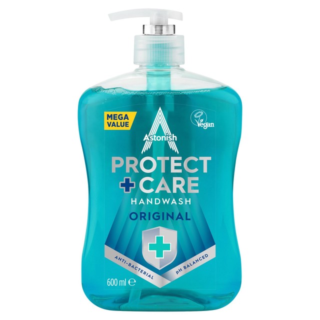 Astonish Protect & Care Anti Bacterial Handwash Original 600ml - British product