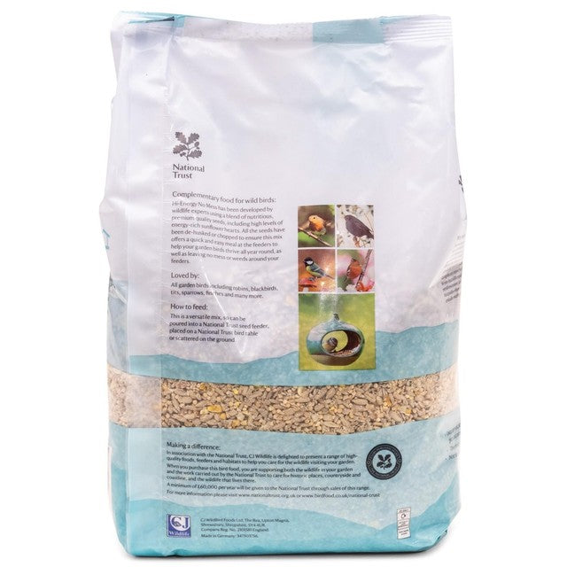 National Trust Hi Energy Bird Seed 2kg, imported from the UK