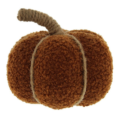 Festliches Herbst Halloween brauner Kürbis Tischdekoration 13cm