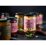 M&S green lentils in water, jar - imported from the UK