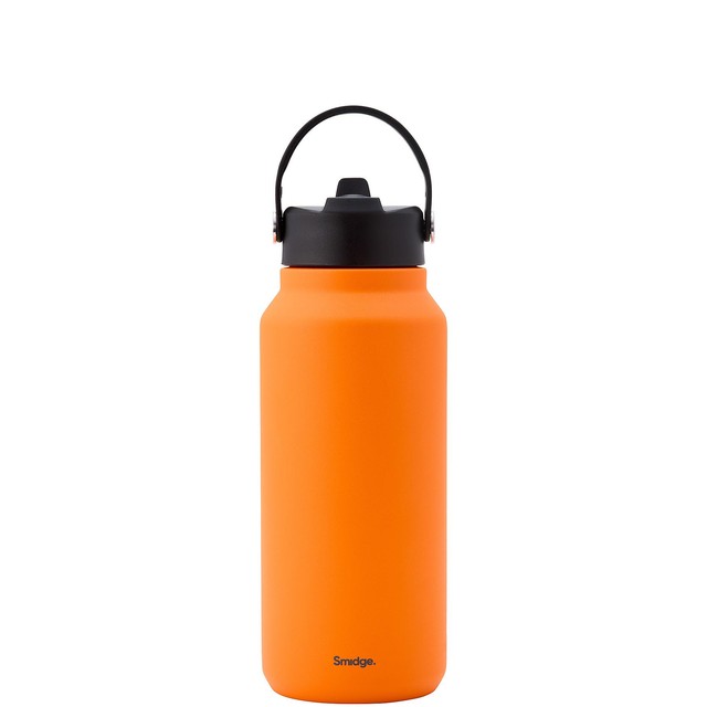 Smidge Flip Straw Bottle Citrus 900ml (British brand)