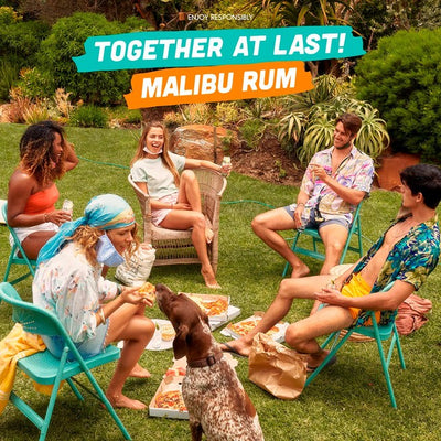M&S Malibu Original White Rum with Coconut Flavour Coconut Rum 1L - اشترِ عبر الإنترنت من McGrocer