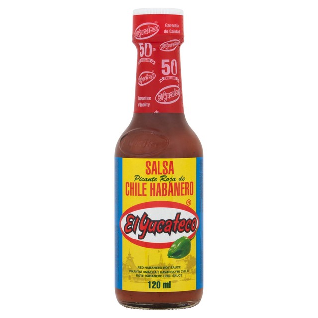 El Yucateco hot sauce Habanero Red - British product