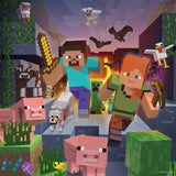 Ravensburger Minecraft Biomes 3x 49 piece jigsaw puzzles, imported from the UK