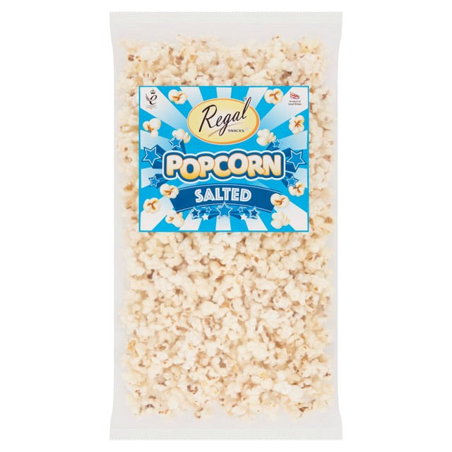 Regal salted popcorn savoury 150g, imported from the UK