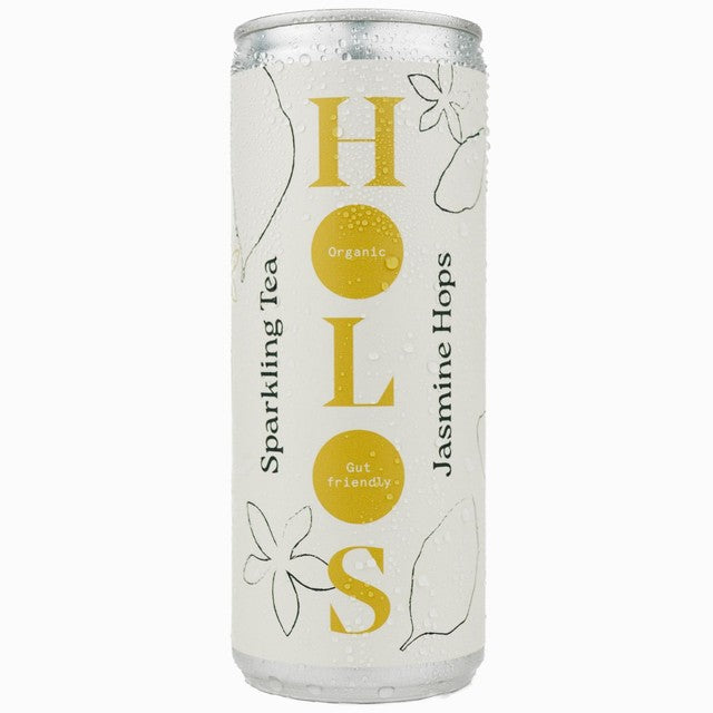 HOLOS Organic Sparkling Tea Jasmine Hops 250ml, UK version