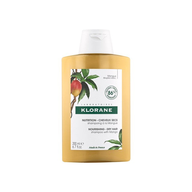 Klorane Nourishing Mango Shampoo 200ml, imported from the UK