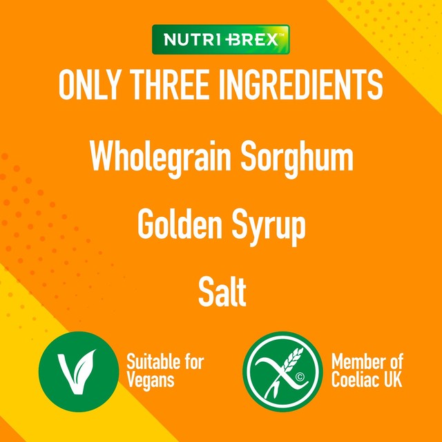 Nutribrex gluten free wholegrain sorghum cereal 375g, imported from the UK