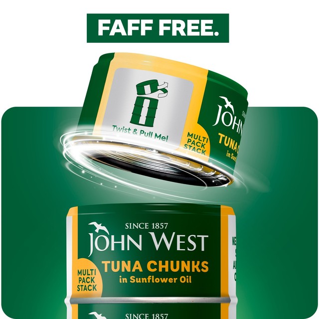 John West tuna chunks in sunflower oil 4 x 125g multipack, UK version