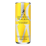 Johnnie Walker Scotch Whisky & Lemonade ready-to-drink can (British brand)