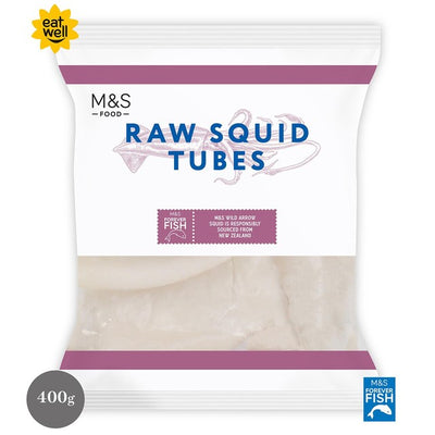 M&S Anneaux de calamar crus surgelés M&S Fruits de mer 400g- Acheter en ligne sur McGrocer