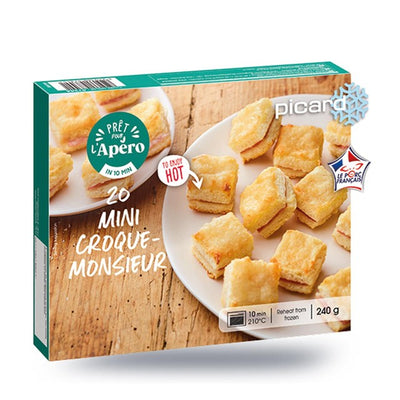 M&S Picard Mini Croque Monsieur Frozen Appetizers 20 Pack- Buy online at McGrocer