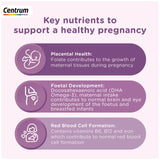 Centrum pregnancy vitamins with DHA Omega 60 pack - British product