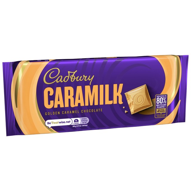 Cadbury Caramilk Golden Caramel white chocolate bar 160g - British product