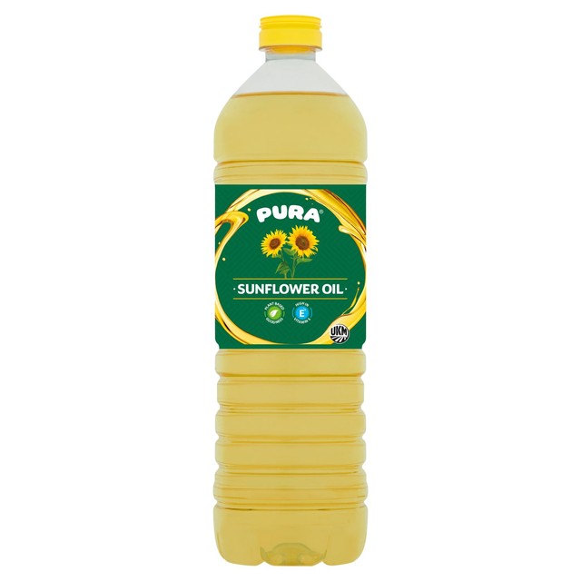Pura sunflower oil cooking bottle, UK version
