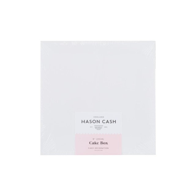 Mason Cash 8 inch white cake box, imported from the UK