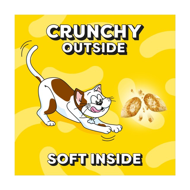 Dreamies cat treats cheese 350g, imported from the UK