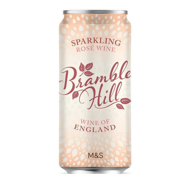 M&S Bramble Hill sparkling rosé wine 20cl, imported from the UK