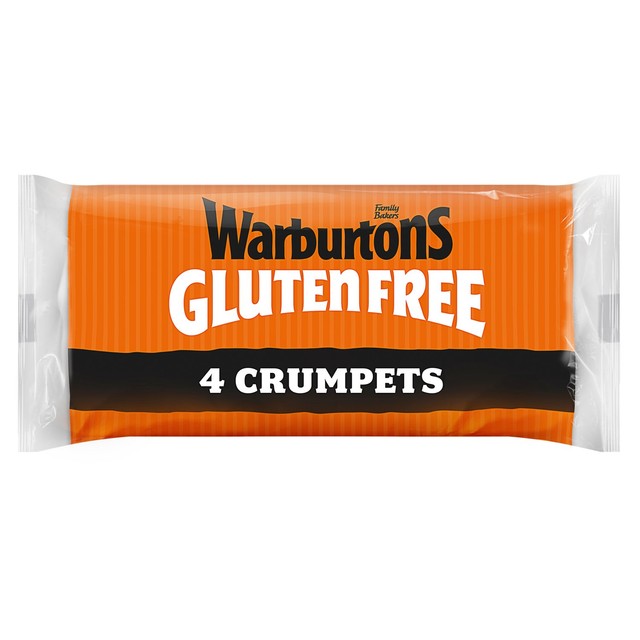 Warburtons gluten free crumpets 4 pack (British brand)