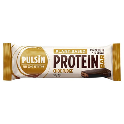 M&S Pulsin Vegan Choc Fudge Protein Bar 57g- Buy online at McGrocer