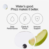 Phizz Apple & Blackcurrant hydration effervescent tablets 20 pack, imported from the UK