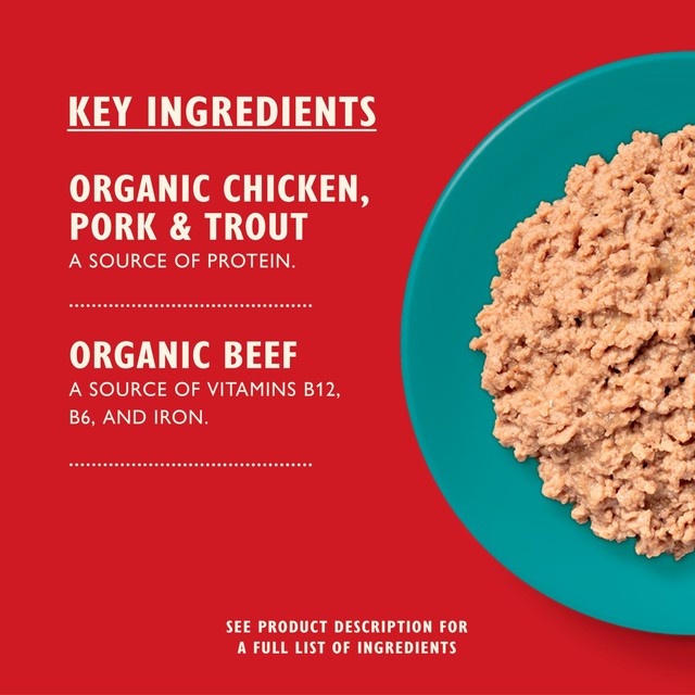 Lily's Kitchen organic chicken with fish cat food tray, UK version