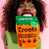 Candy Kittens Treets Crunchy Corn vegan chocolate-coated corn snack 120g - British product