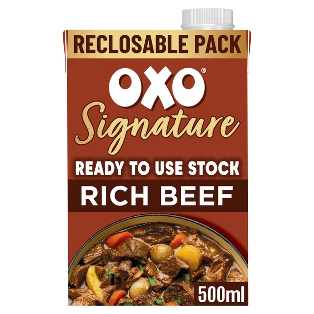 Oxo Signature Ready to Use Beef Stock 500ml, UK version