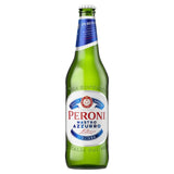 Peroni Nastro Azzurro beer 500ml bottle, imported from the UK