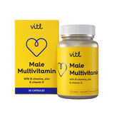 Vitl Male Multivitamin Capsules 30 Count (British brand)