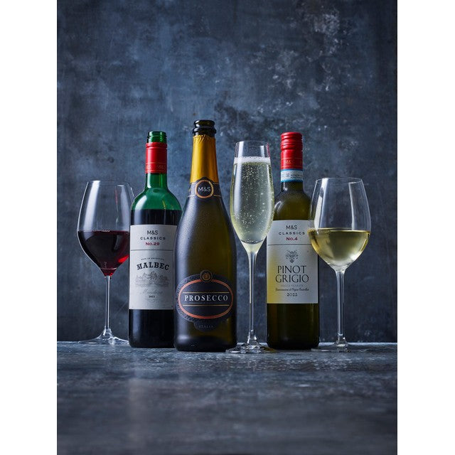 M&S Malbec red wine 75cl, imported from the UK