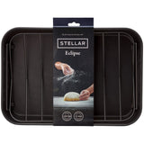 Stellar Eclipse roasting pan with rack 40 x 28 x 8cm (British brand)