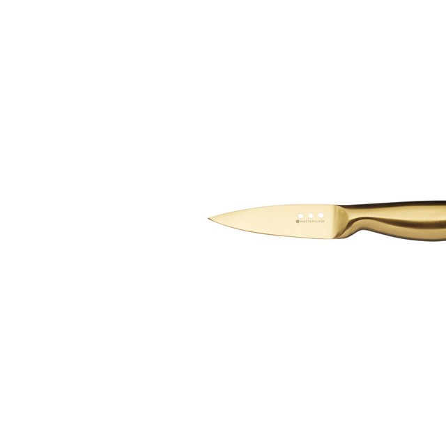 Masterclass burnished brass effect knife set 6 per pack, imported from the UK